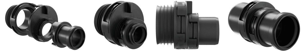 VIPSeal IN-X drainage repair transition fittings