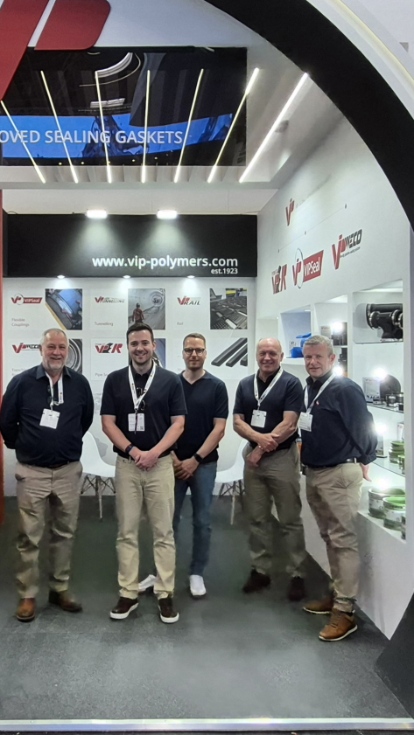 The VIP-Polymers and VIPSeal Team from left to right Mick, Luke, Christian (Crassus), Jon and Jim