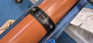 VIPSeal IN-X internal pipe coupling pressure testing close up