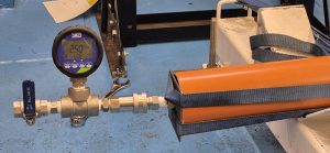 VIPSeal IN-X internal pipe coupling pressure testing 2.5bar